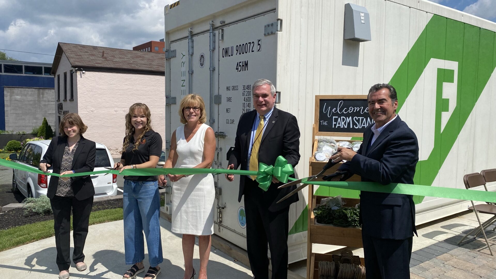 Freight Farm Ribbon Cutting